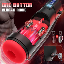 Load image into Gallery viewer, LCD-Display Stärkerer Masturbator mit 8 leistungsstarken Schub- &amp; 10 Vibrationsmodi