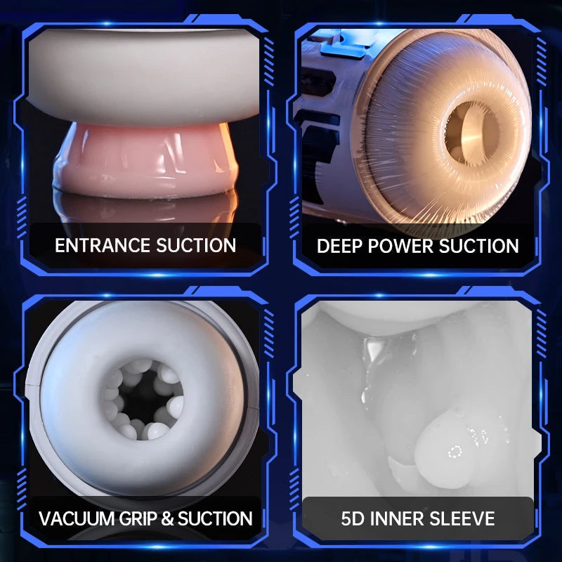 Venom – Masturbator für Männer mit Saug- und Vibrationsfunktion