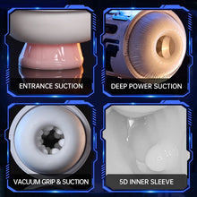 Load image into Gallery viewer, Venom – Masturbator für Männer mit Saug- und Vibrationsfunktion